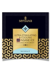 Sensuva Ultra Stimulating and Cooling On Insane Ice Hybrid Lubricant .2oz