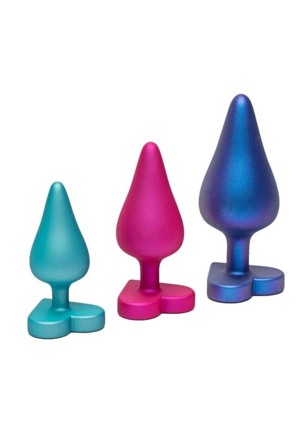 Romp Luster Silicone Anal Plug - Purple/Pink