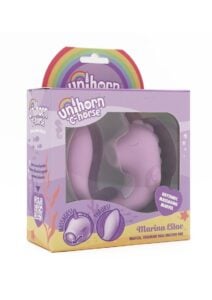 Unihorn Marina Lilac C Horse Rechargeable Silicone Vibrator - Lavender