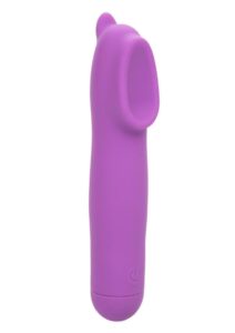 First Time Rechargeable Silicone Hummer Stimulator - Purple