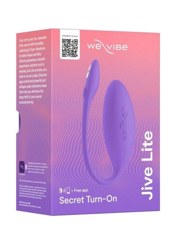 Jive Lite G-Spot Rechargeable Silicone Egg - Purple