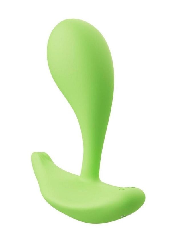 Oly 2 Pressure Sensing App enabled Wearable Rechargeable Silicone Clit and G Spot Vibrator - Green