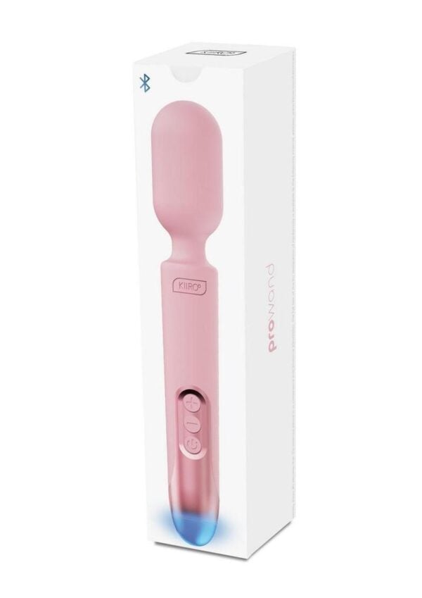 Kiiroo ProWand LED Rechargeable Vibrator - Pink/Gold