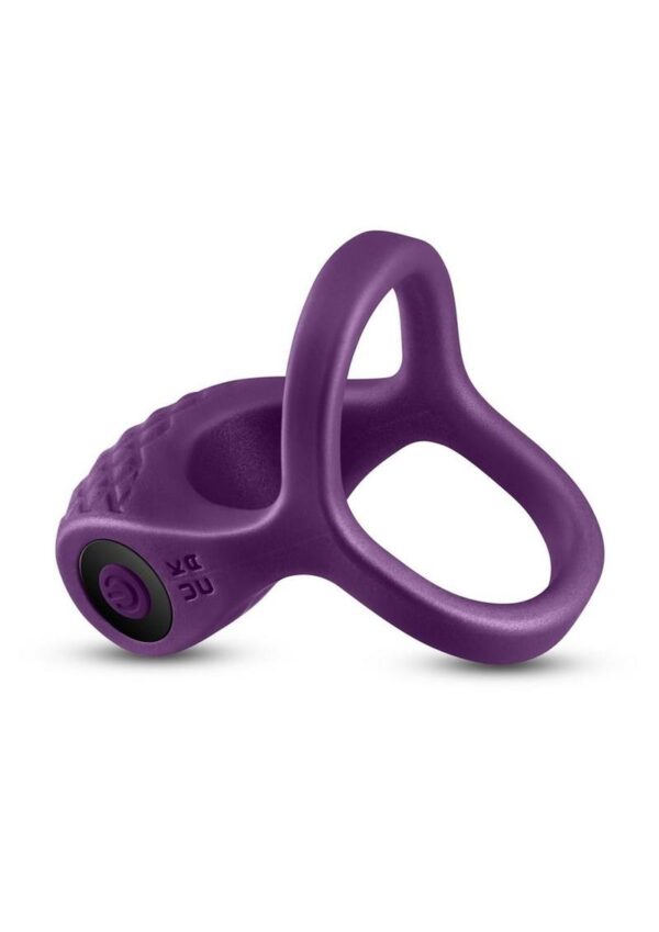 Inya Valiant Rechargeable Silicone Cock and Ball Ring - Purple