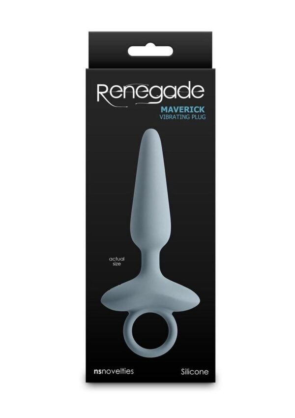 Renegade Maverick Rechargeable Silicone Anal Plug - Gray