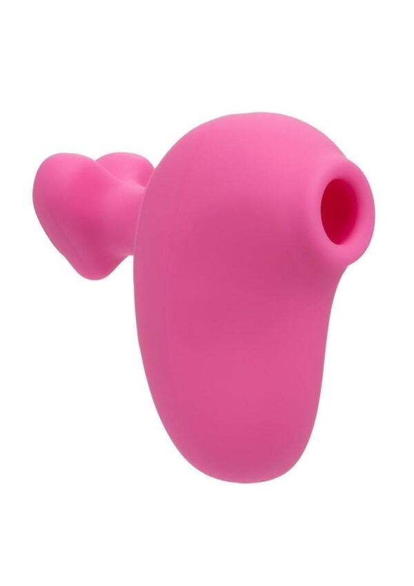 First Time Rechargeable Silicone Suck and Play Clitoral Stimulator - Pink