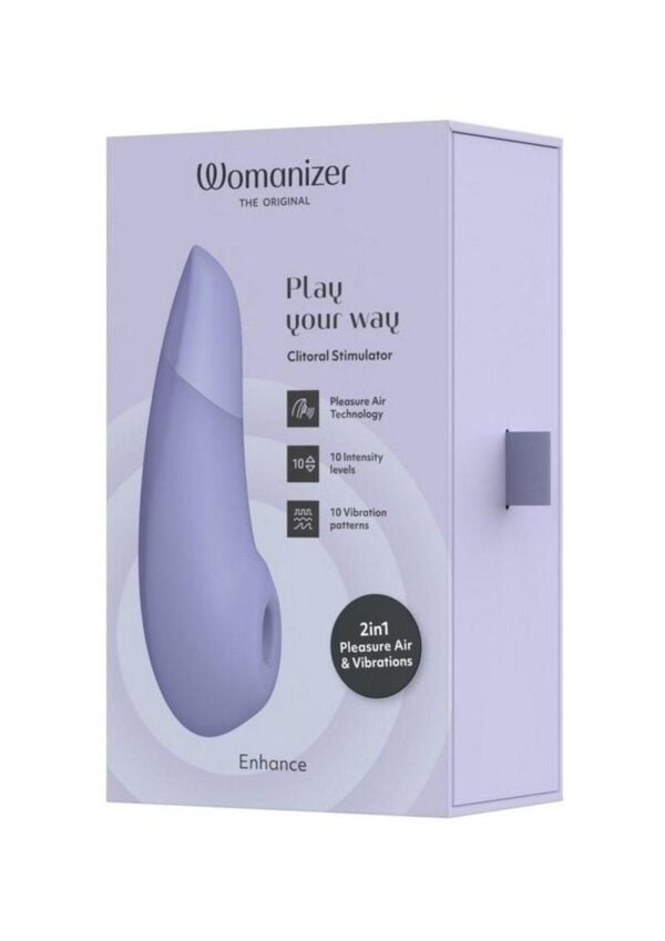 Womanizer Enhance Rechargeable Silicone Clitoral Stimulator - Lilac