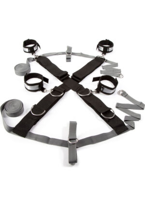 Fifty Shades of Grey Keep Still Over the Bed Cross Restraint - Silver