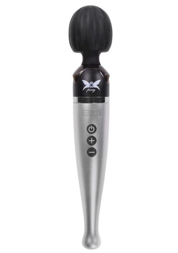 Pixey Deluxe Rechargeable Wand - Silver