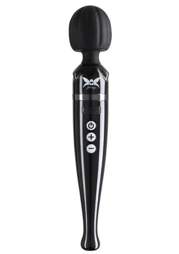 Pixey Deluxe Rechargeable Wand - Black Chrome
