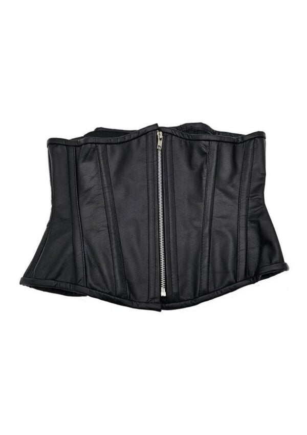 Rouge Leather Corset - Large/XLarge - Black