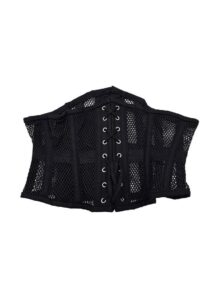 Rouge Mesh Corset - 3X/4X - Black