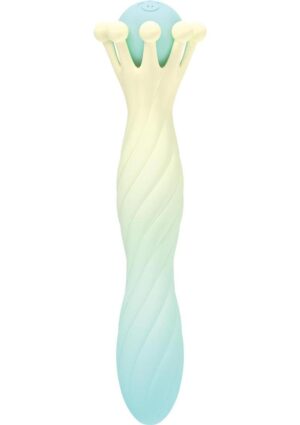 Wet Dreams Crown Jewel Rechargeable Silicone Crown Scepter Vibrating Wand - Multicolor
