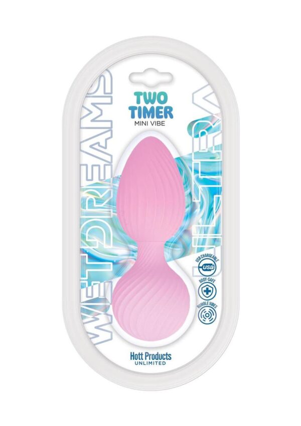 Wet Dreams Two Timer Rechargeable Silicone Pleasure Ball - Magenta