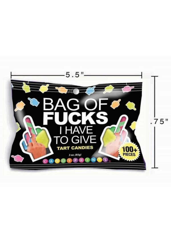 Bag of Fucks I have To Give Candy 3oz - Assorted Flavors