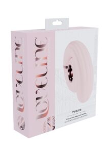 LoveLine Perles Rotating Beads Swirl Rechargeable Silicone Vibrator - Pink
