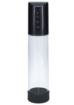 Pumped HyperPump  3 Function Automatic Rechargeable Penis Pump - Gun Metal