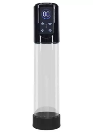 Pumped MegaLift Automatic 6 Function Rechargeable Penis Pump - Black