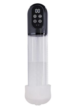 Pumped Engage 6 Function Automatic Rechargeable Penis Pump - Gun Metal