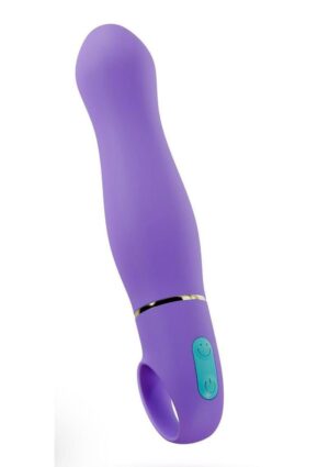 Aria Exciting AF Silicone Rechargeable Vibrator - Indigo Blue