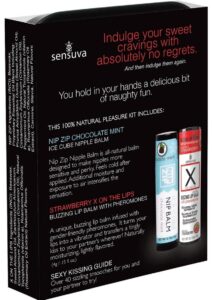 Sensuva Lips N Nips Pleasure Kit Limited Edition - Chocolate Strawberry