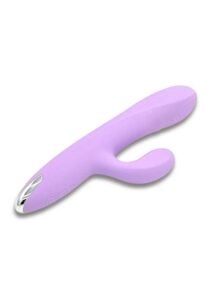 Velvet GoGo All-in-1 Thruster Rechargeable Silicone Dildo - Purple