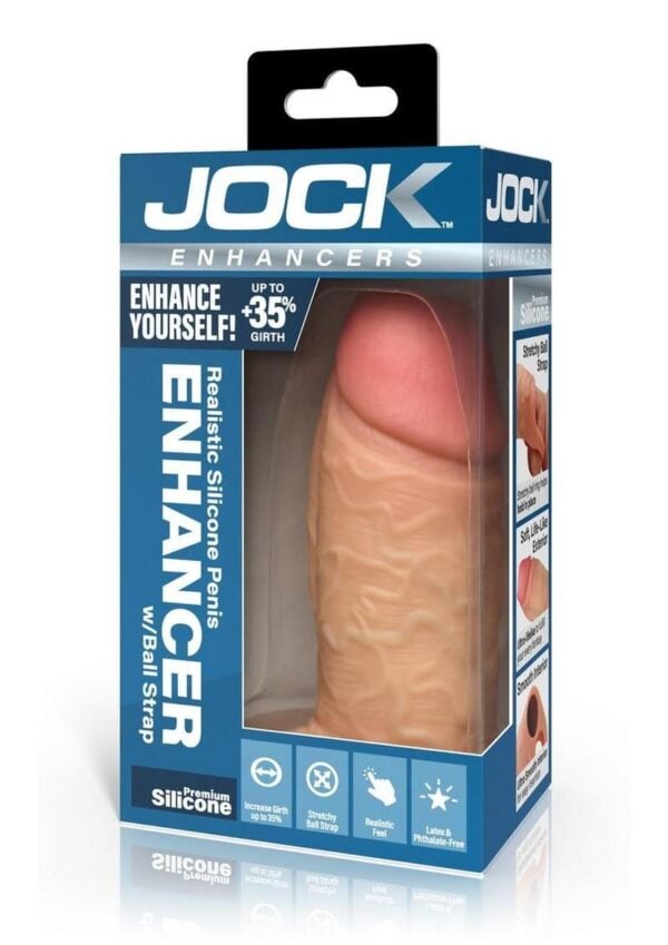 Jock Enhancers Silicone Penis Extension Sleeve - Vanilla