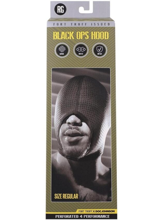 Fort Troff Black Ops Hood - Regular - Black