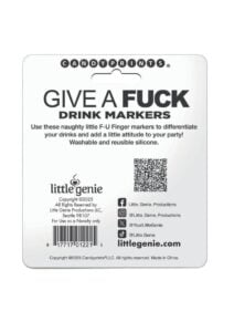 FU Finger Drink Markers