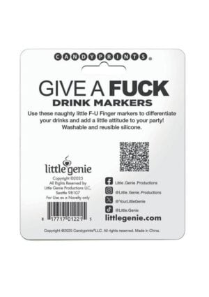 FU Finger Drink Markers