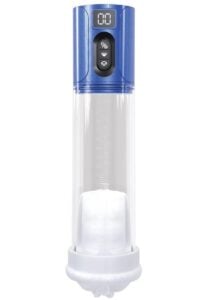Pumped HyperLift 7 Function Rechargeable Masturbator - Metallic Blue
