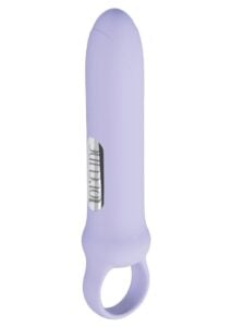 Loveline Harmony Loop Grip 10 Function Rechargeable Silicone Vibrator - Lavender