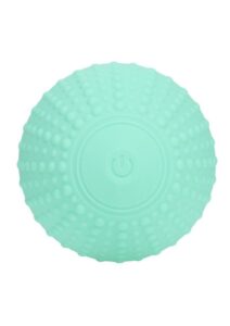 Loveline ComfortPulse 10 Function Vibrating Rechargeable Silicone Duo Massager - Green