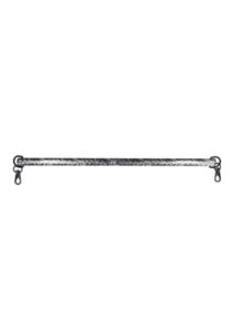Sex and Mischief Lace Spreader Bar - Silver/Black