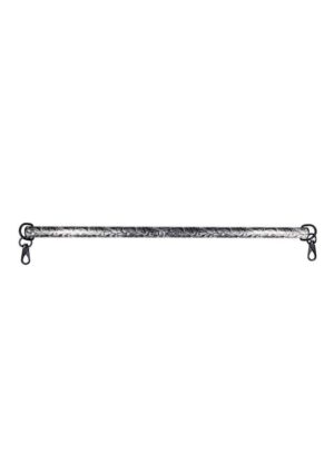 Sex and Mischief Lace Spreader Bar - Silver/Black