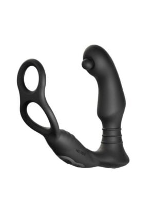 Nexus SIMUL8 Orbit Edition Rechargeable Silicone Vibrating Dual Motor Anal Cock and Ball Massager - Black