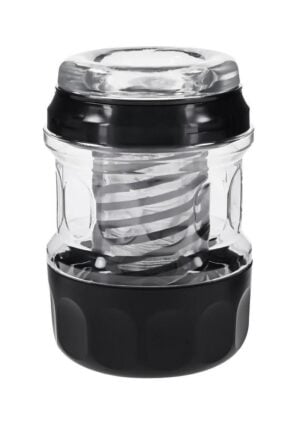 Playboy Spring Fling Rechargeable Stroker - Clear/Black