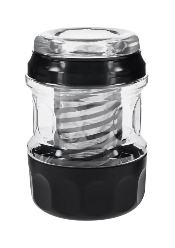 Playboy Spring Fling Rechargeable Stroker - Clear/Black