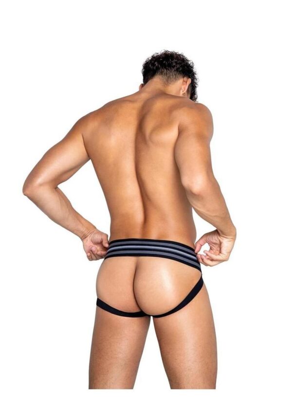 Playboy Mens Locker Room Classic Jock - Medium - Black